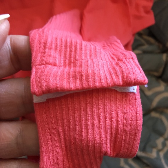 TOPSHOP BODYSUIT Coral Bandeau Off The Shoulders - Picture 4 of 8